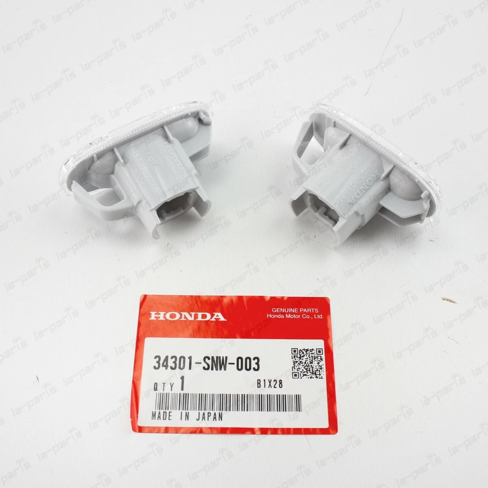 GENUINO HONDA CIVIC TYPE-R FD2 MARCADOR LATERAL TRANSPARENTE 34301-SNW-003 JUEGO DE DIESTRO Y DERECHO Foto 2 de 4