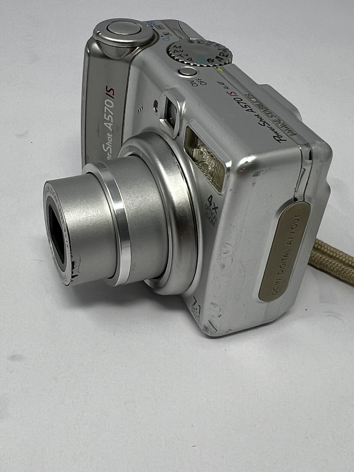 CANON PowerShot A570 IS Digital Camera Silver FOR PARTS ONLY “Change