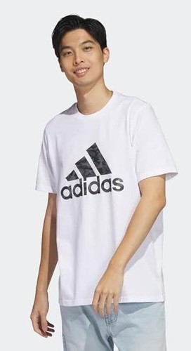 Camiseta Adidas Para Hombre HA7212 Ropa Deportiva Camuflaje Manga Corta Logo XL - Imagen 2 de 4