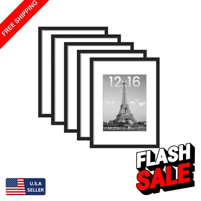 Versatile 5-Piece Photo Frame Set for Stunning Display - Durable & Elegant