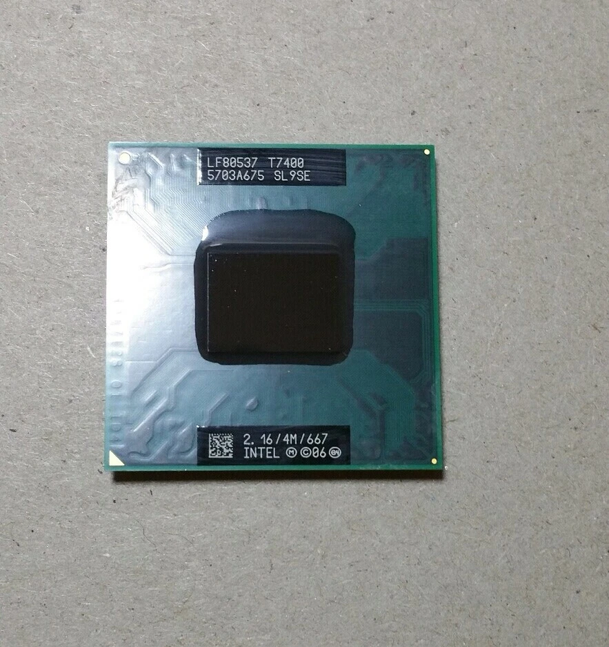 🔥Intel Core 2 Duo T7400 2.16GHz/ 4MB/667MHz  CPU SL9SE LF80537 Socket M🔥 - Image 3 of 4