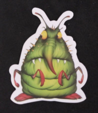 Fat Green Four Armed Monster Sticker 2.38