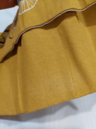 Danica Pencil Roll Bicicletta Roll Up 11 Slots Pen Pencil Brush Case Yellow - Picture 10 of 10