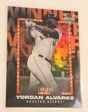 Topps Yordan Alvarez Orange AND Blue HR Challenge, SP Golds, Foils (15B)