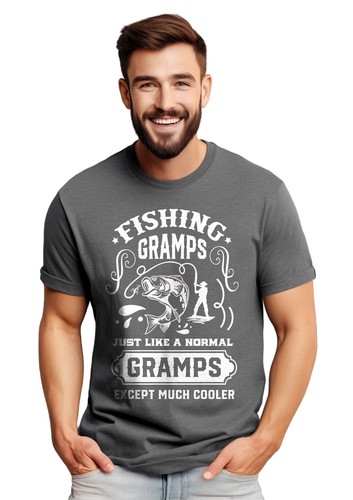 Fishing Gramps Just Like Me t-shirt - Funny and Experienced! Funny t-shirt, Unis - Picture 2 of 90