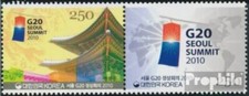 Sud-Corée 2795-2796 Couple (complète edition) neuf avec gomme originale 2010 som