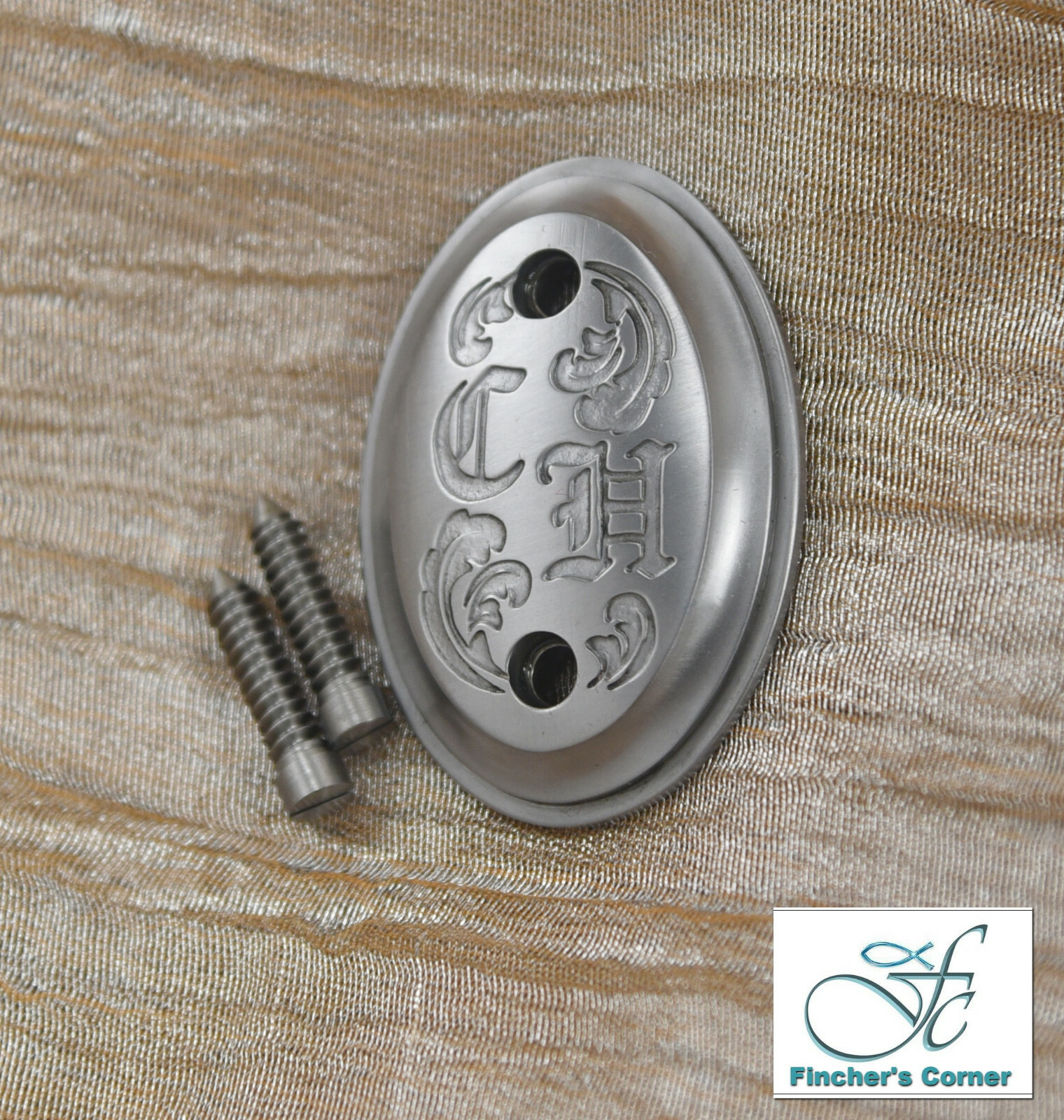 New Custom Engraved Dakota Style Classic Jerry Fisher Rifle Grip Cap eBay