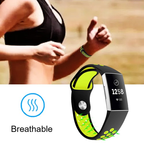 Replacement Silicone Watch Band Strap Wristband For Fitbit Charge 4/Charge 3 SE - Picture 58 of 103
