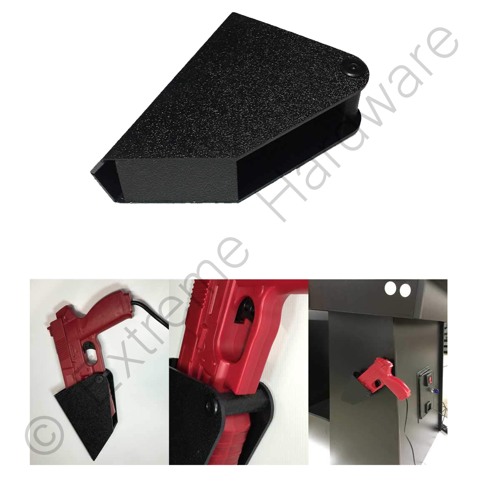 Ultimarc AimTrak Arcade Light Gun Side Holster for Arcade MAME