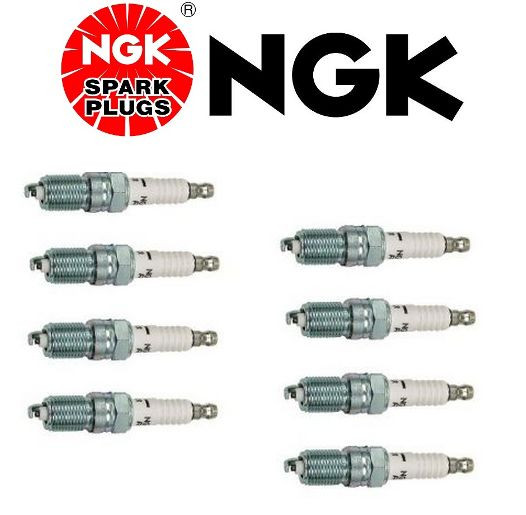 Set of 8 NGK TR55 V-Power Premium Copper Spark Plugs for Ford E-150 Econoline