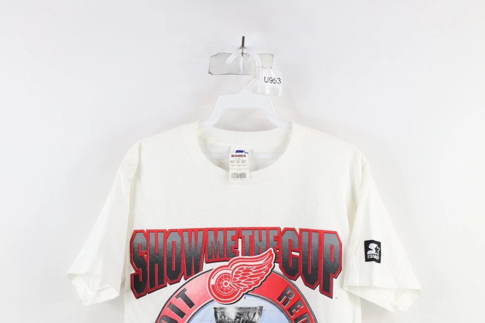 NOS Vtg 90s Starter Boys 14 16 1997 Stanley Cup Champs Detroit Red Wings T-Shirt - Image 2 of 4