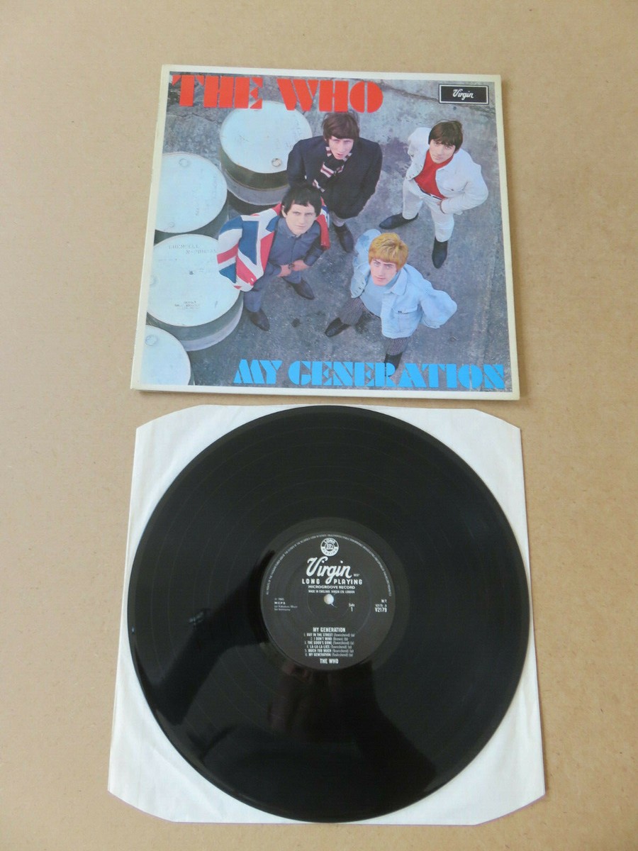 THE WHO My Generation VIRGIN ORIGINAL 1980 UK MONO PRESSING