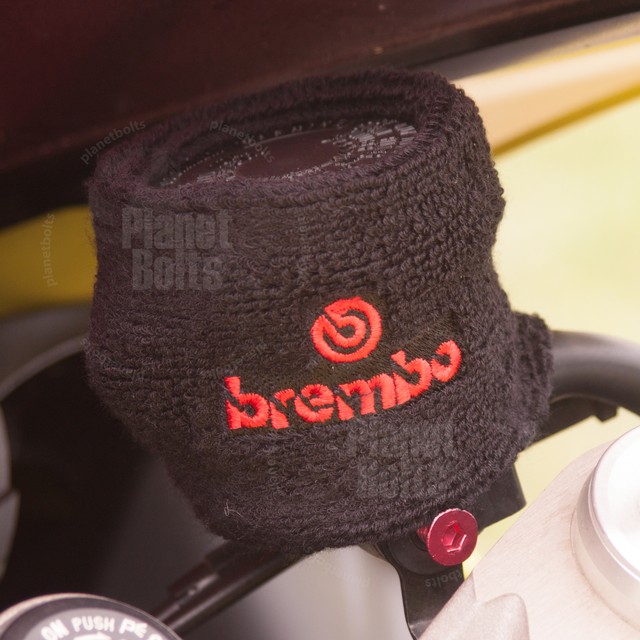 Brembo Brake Clutch Reservoir Sock Cover Motorcycle Bike Sweat Large