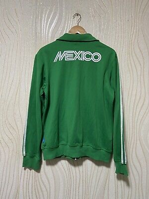 MEXICO 80s FOOTBALL SOCCER TRACK JACKET RETRO ADIDAS P04029 MEXICO 80s FOOTBALL SOCCER TRACK JACKET RETRO ADIDAS P04029