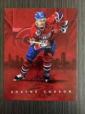 SHAYNE CORSON MONTREAL CANADIENS HOCKEY Signed Autograph 8x10 Photo With Proof L