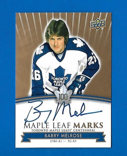 2017-18 TORONTO MAPLE LEAFS CENTENNIAL LEAF MARKS AUTOGRAPH & AKA CARD SEE LIST - Picture 54 of 91
