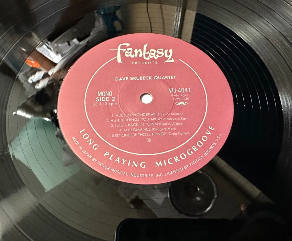 DAVE BRUBECK QUARTET Fantasy 3-230 Japan Obi Audiophile Vinyl Analog NM/MINT- - Image 4 of 4