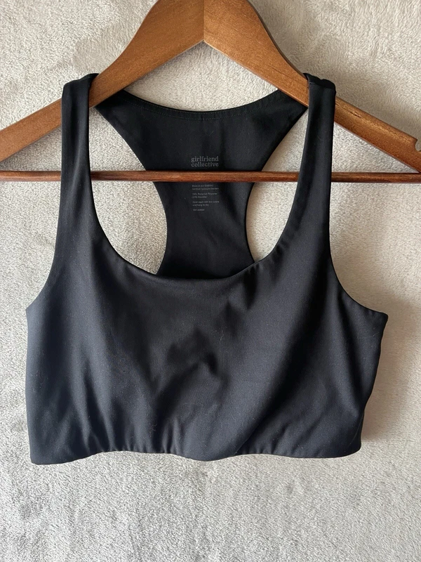 girlfriend-collective racerback athletic pullover tank-bra