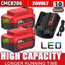 20V For Craftsman V20 20 Volt MAX Li-ion Battery CMCB204 CMCB202 CMCB201/Charger