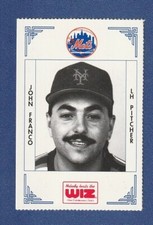 JOHN FRANCO 1991 Wiz PROMO Stadium Giveaway AT&T Mini Card #126 NY Mets SGA MLB*