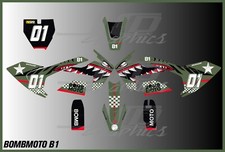 BOMBMOTO B1 graphics kit decals THICK AND HIGH GLOSS ......