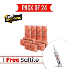 Himalayan Salt Tiles 8x4x1 Pack of 24 with Free Salt Glue for Salt Wall & Spa