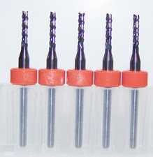 (5) 1.80mm (.0709") DIAMOND CUT CARBIDE ROUTER BURRS, FT KYOCERA 4100Q0709.315