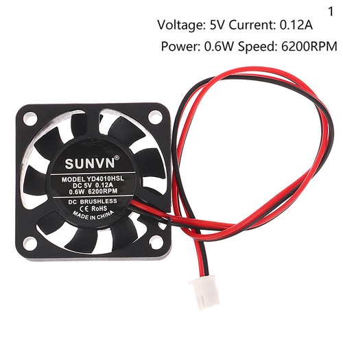 For 40mm Heat dissipation Fan DC 5V 12V 24V 4010 Oil Bearing Brushless Cooling - Photo 13/15