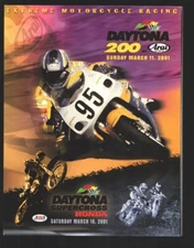 Sports Pub: Daytona Int'l Speedway AMA 200 Motorcycle Race Program 3/11/2001-...