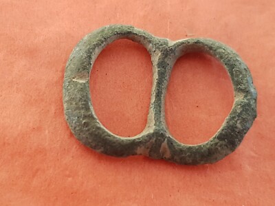 Schöne mittelalterliche Bronzeschnalle gefunden in Yorkshire UK. Bitte Beschreibung lesen L121b