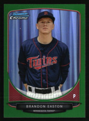 Brandon Easton 2013 Bowman Chrome Draft Green Refractors #BDPP111 /75
