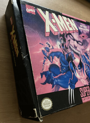 X-Men: Mutant Apocalypse (Super Nintendo SNES, 1994) Authentic