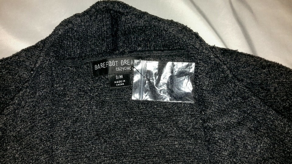 NEW Barefoot Dreams CozyChic Lite Island Cardigan in Heather Size S/M eBay