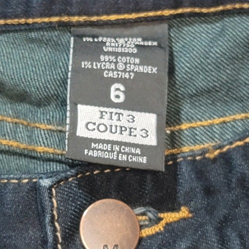 Mossimo Jeans Sz 6, Ankle Skinny, Dark Wash, Low Rise Jeans - Picture 5 of 6