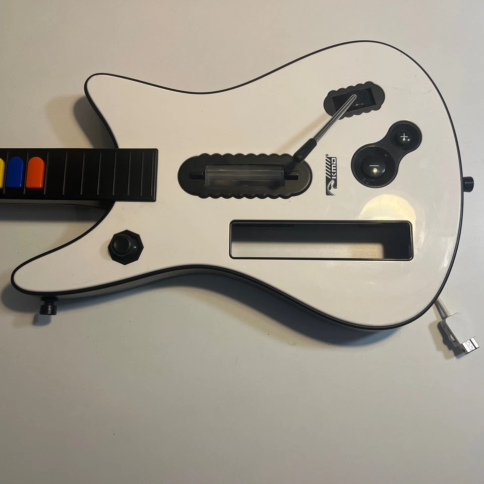 RARE KMD Nintendo Wii Rock Guitar KMD-W-3972 Untested - Image 2 of 4