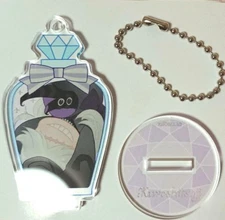 Black Butler Pop Up Store Bottle Acrylic Keychain Stand Undertaker Toboso Yana