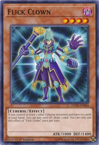 Flick Clown - EXFO-EN004 - Common - 1st Edition x3 - Near Mint