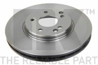 Nk 203341 2X Bremsscheiben 2 StüCk Scheibenbremse Brake Discs Vorderachse Vorne