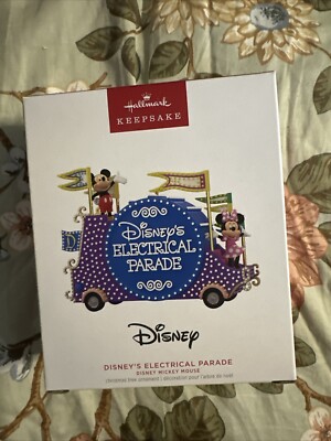 Hallmark 2023 Disney's Electrical Parade Mickey Minnie Mouse Keepsake Ornament