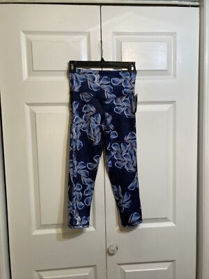 CLOSE OUT! NWT Champion C9 Women Freedom 20  Capri Leggings Size XS Blue Floral