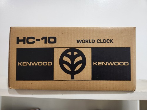 HC-10 Kenwood Zegar światowy Oryginalne pudełko pasujące do numerów seryjnych Rzadki działający - Zdjęcie 8 z 12