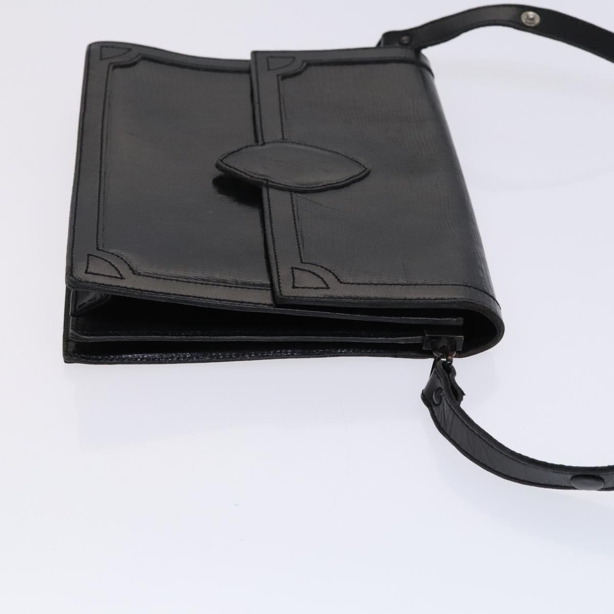 Borsa a tracolla SAINT LAURENT in pelle goffrata nera originale sw162