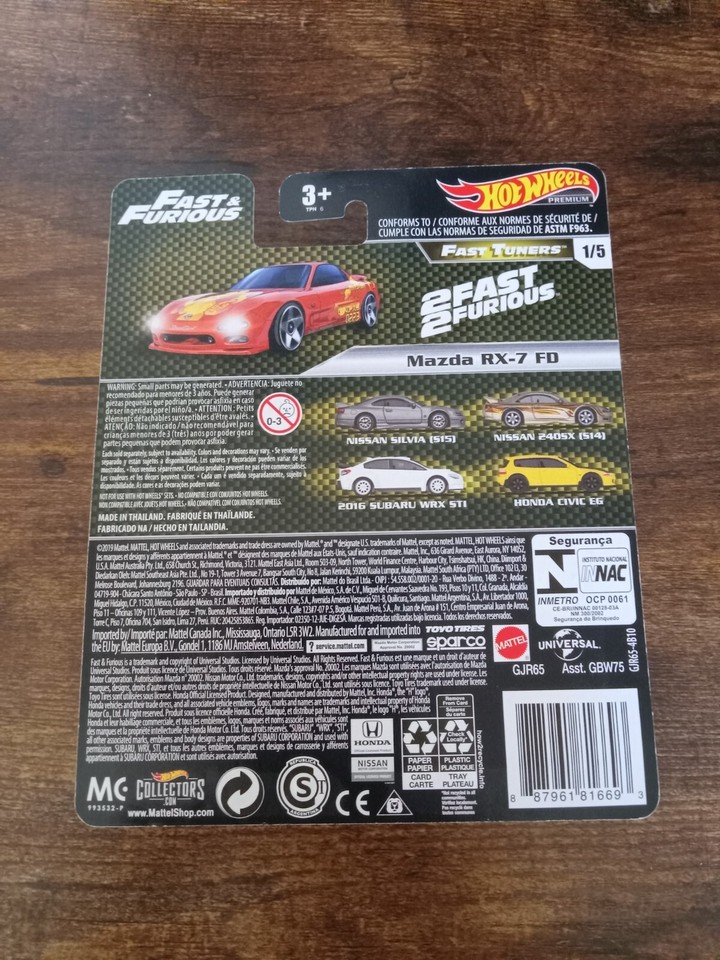 Hot Wheels '69 Ford Mustang Boss 302 Fast And Furious 1/4 Mile Muscle 5