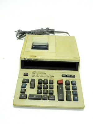 Vintage Sharp Compet QS-2260 Desktop Financial Electronic Printing Calculator