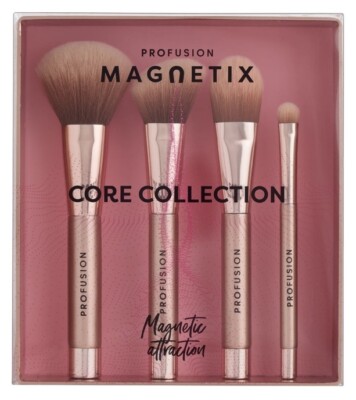 Profusion Magnetix Core Collection Make-up Pinsel & Stahlrahmen Neu in OVP 