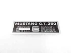DATA PLATE FOR VINTAGE MUSTANG GT 350 CARROLL SHELBY #V290-8
