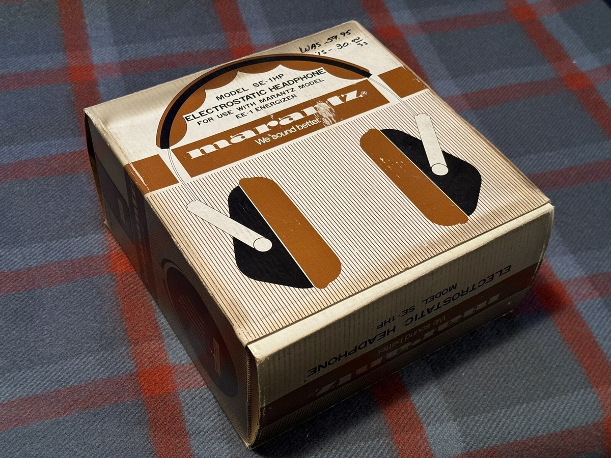 Vintage Marantz SE-1HP Electrostatic Headphones SE-1HP w/ Orig Box