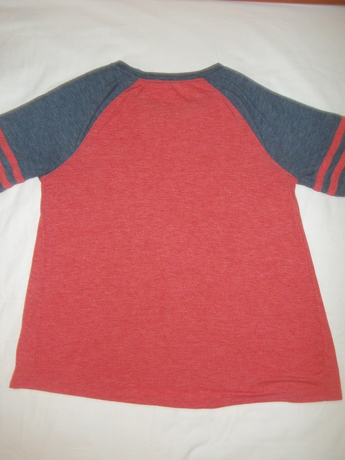 SO Sporty Tee T-Shirt Small Women's S Short Sleeve Red Blue Strip Rayon  Spandex | eBay