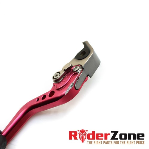 2007 2008 YAMAHA YZF R1 LEVERS SET LEFT RIGHT CLUTCH BRAKE PINK SHORT - Picture 6 of 19