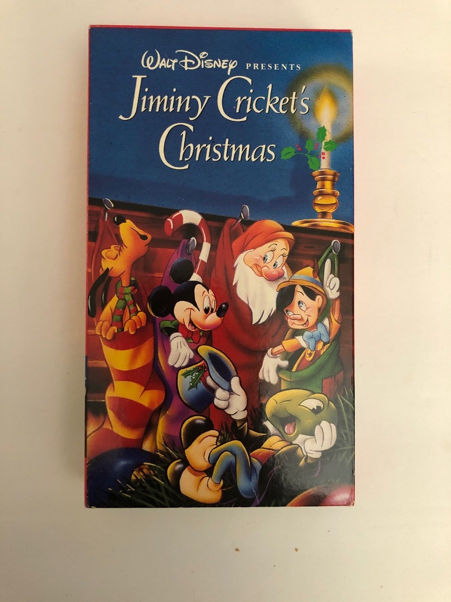 Walt Disney's Jiminy Cricket's Christmas(VHS 1986)TESTED-RARE